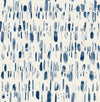 Dwell Brushstrokes Wallpaper Wallpaper A-Street Prints Double Roll Navy 