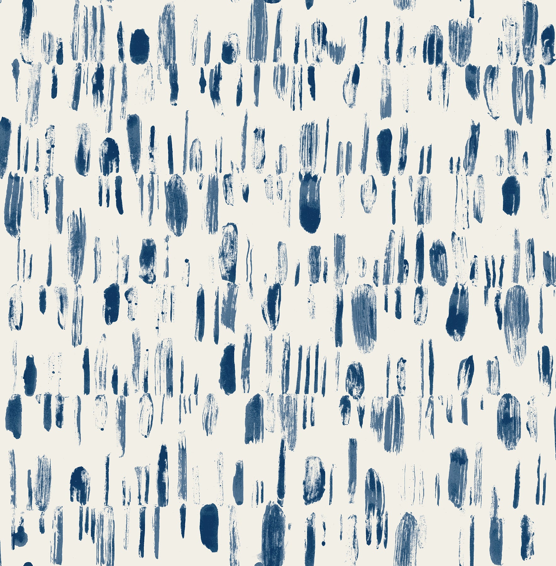 Dwell Brushstrokes Wallpaper Wallpaper A-Street Prints Double Roll Navy 