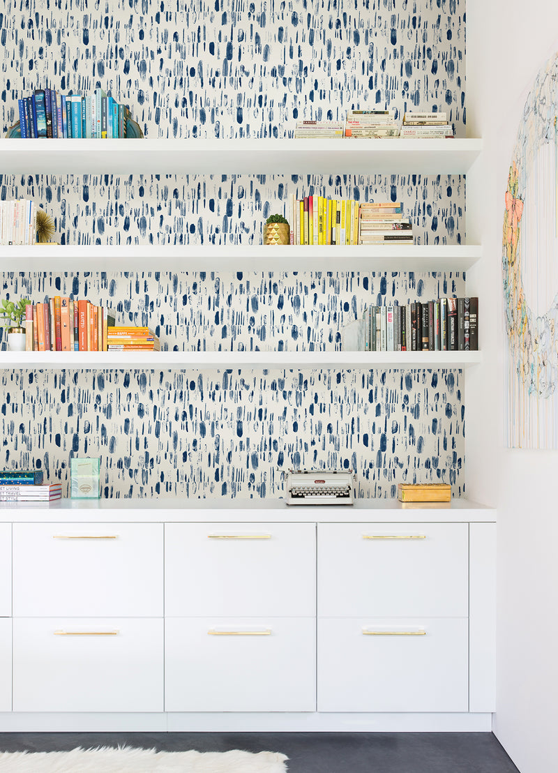Dwell Brushstrokes Wallpaper Wallpaper A-Street Prints   