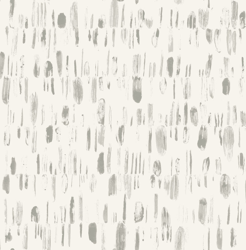 Dwell Brushstrokes Wallpaper Wallpaper A-Street Prints Double Roll Grey 