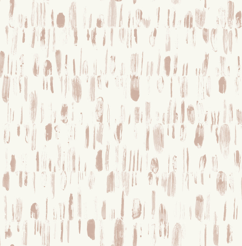 Dwell Brushstrokes Wallpaper Wallpaper A-Street Prints Double Roll Pink 