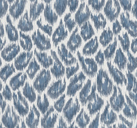 Electra Leopard Spot String Wallpaper Wallpaper A-Street Prints Double Roll Blue 