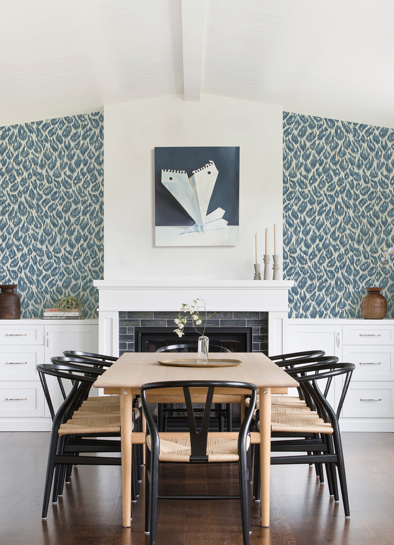 Electra Leopard Spot String Wallpaper Wallpaper A-Street Prints   