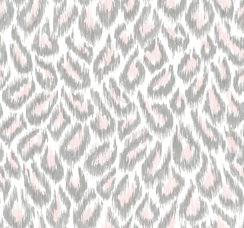 Electra Leopard Spot String Wallpaper Wallpaper A-Street Prints Double Roll Blush 