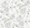 Mariell Dragonfly Wallpaper Wallpaper A-Street Prints Double Roll Grey 
