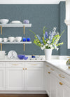 Bentley Faux Linen Wallpaper Wallpaper A-Street Prints   