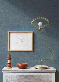 Bentley Faux Linen Wallpaper Wallpaper A-Street Prints   