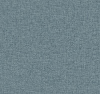 Bentley Faux Linen Wallpaper Wallpaper A-Street Prints Double Roll Navy 