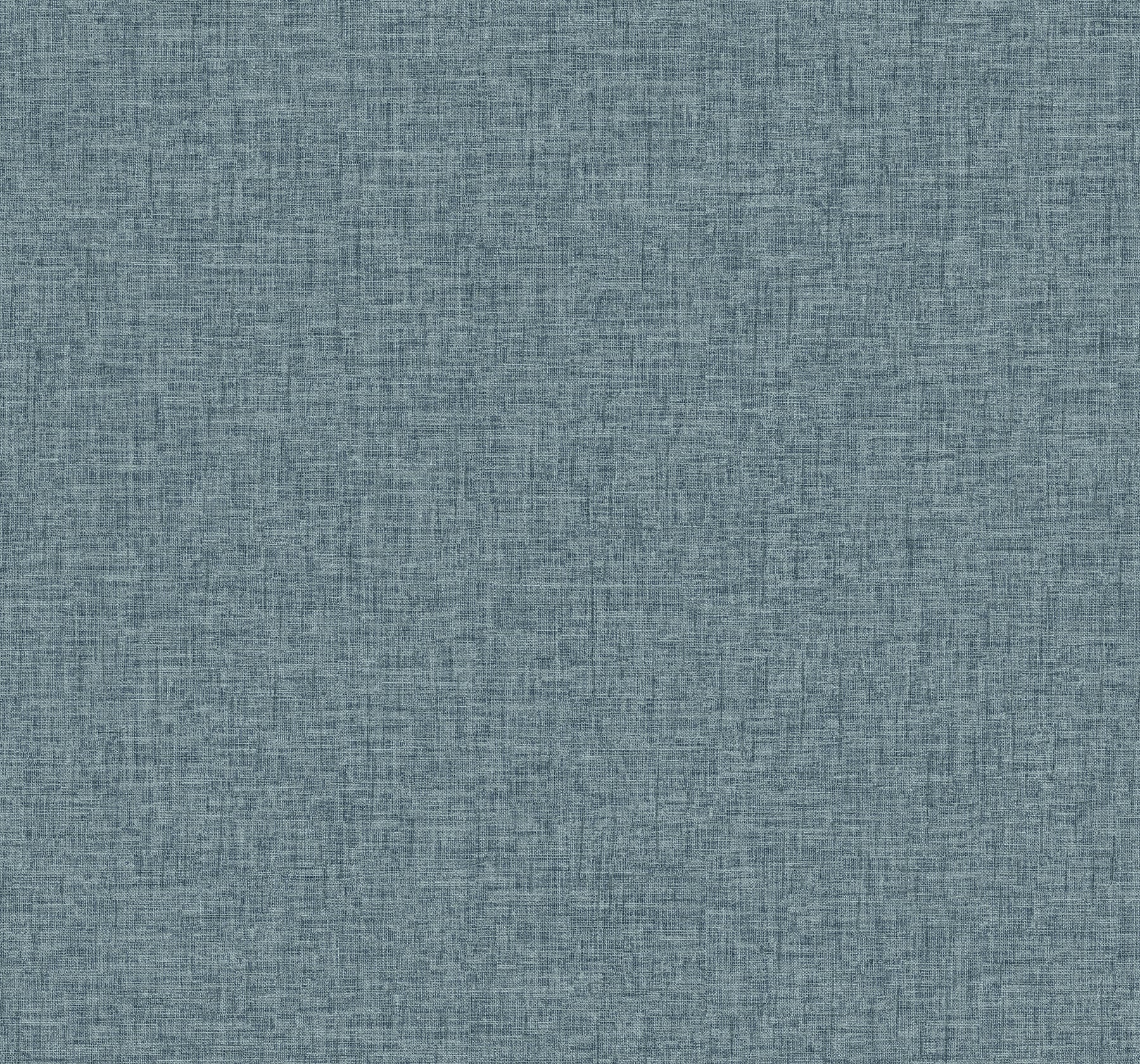 Bentley Faux Linen Wallpaper Wallpaper A-Street Prints Double Roll Navy 