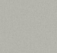 Bentley Faux Linen Wallpaper Wallpaper A-Street Prints Double Roll Grey 