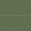 Twilight Geometric Wallpaper Wallpaper A-Street Prints Double Roll Moss 