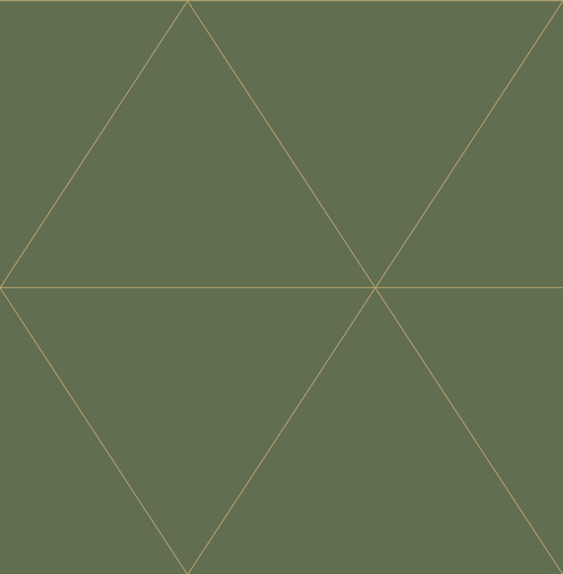 Twilight Geometric Wallpaper Wallpaper A-Street Prints Double Roll Moss 