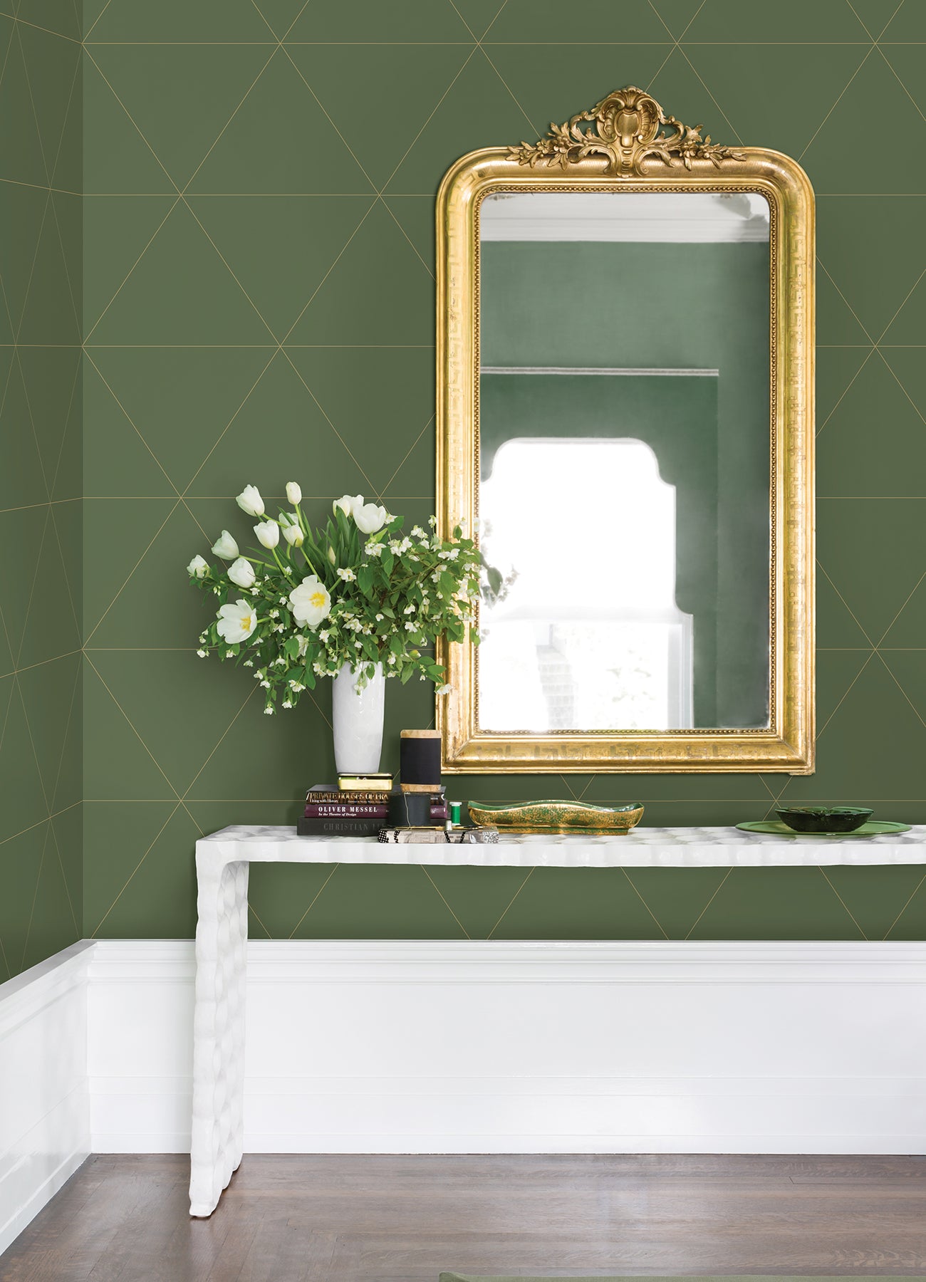 Twilight Geometric Wallpaper Wallpaper A-Street Prints   