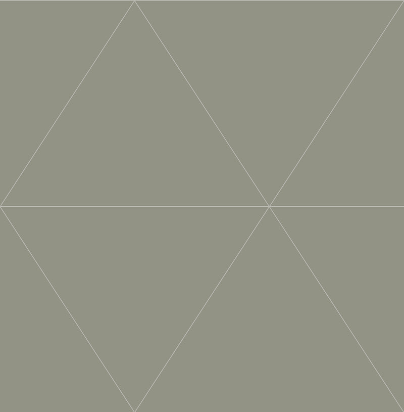 Twilight Geometric Wallpaper Wallpaper A-Street Prints Double Roll Silver 