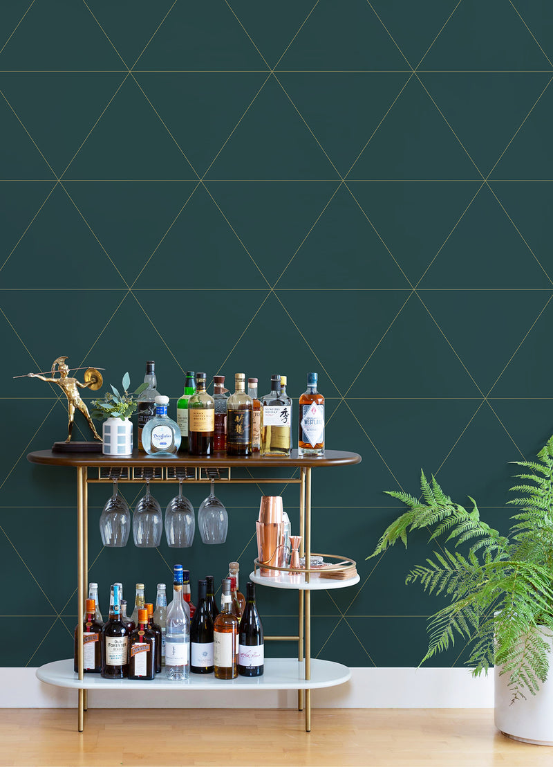 Twilight Geometric Wallpaper Wallpaper A-Street Prints   