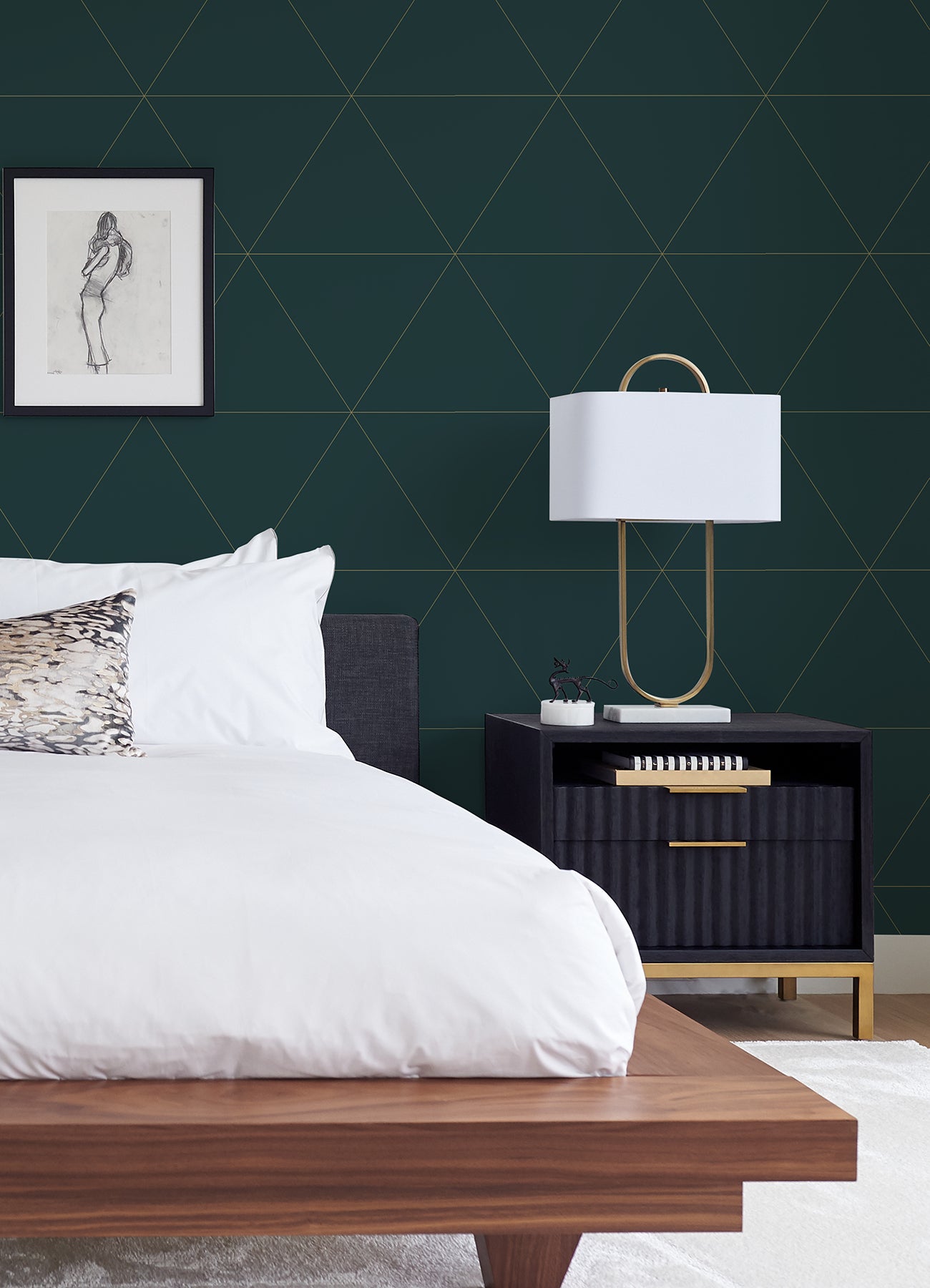 Twilight Geometric Wallpaper Wallpaper A-Street Prints   