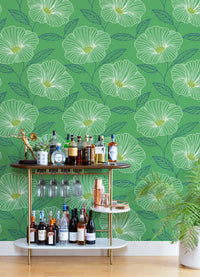 Mythic Dove Floral Wallpaper Wallpaper A-Street Prints   