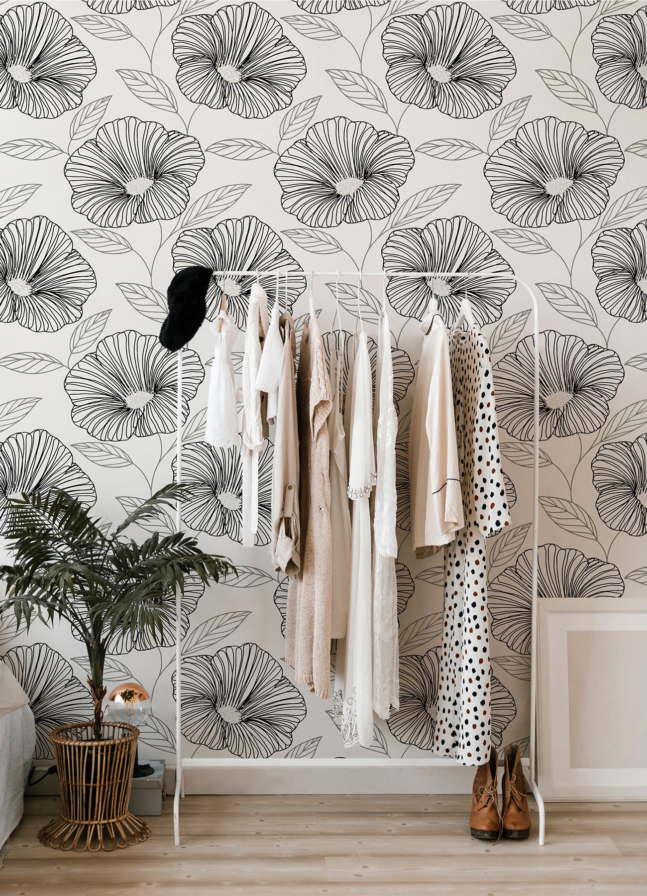 Mythic Dove Floral Wallpaper Wallpaper A-Street Prints   