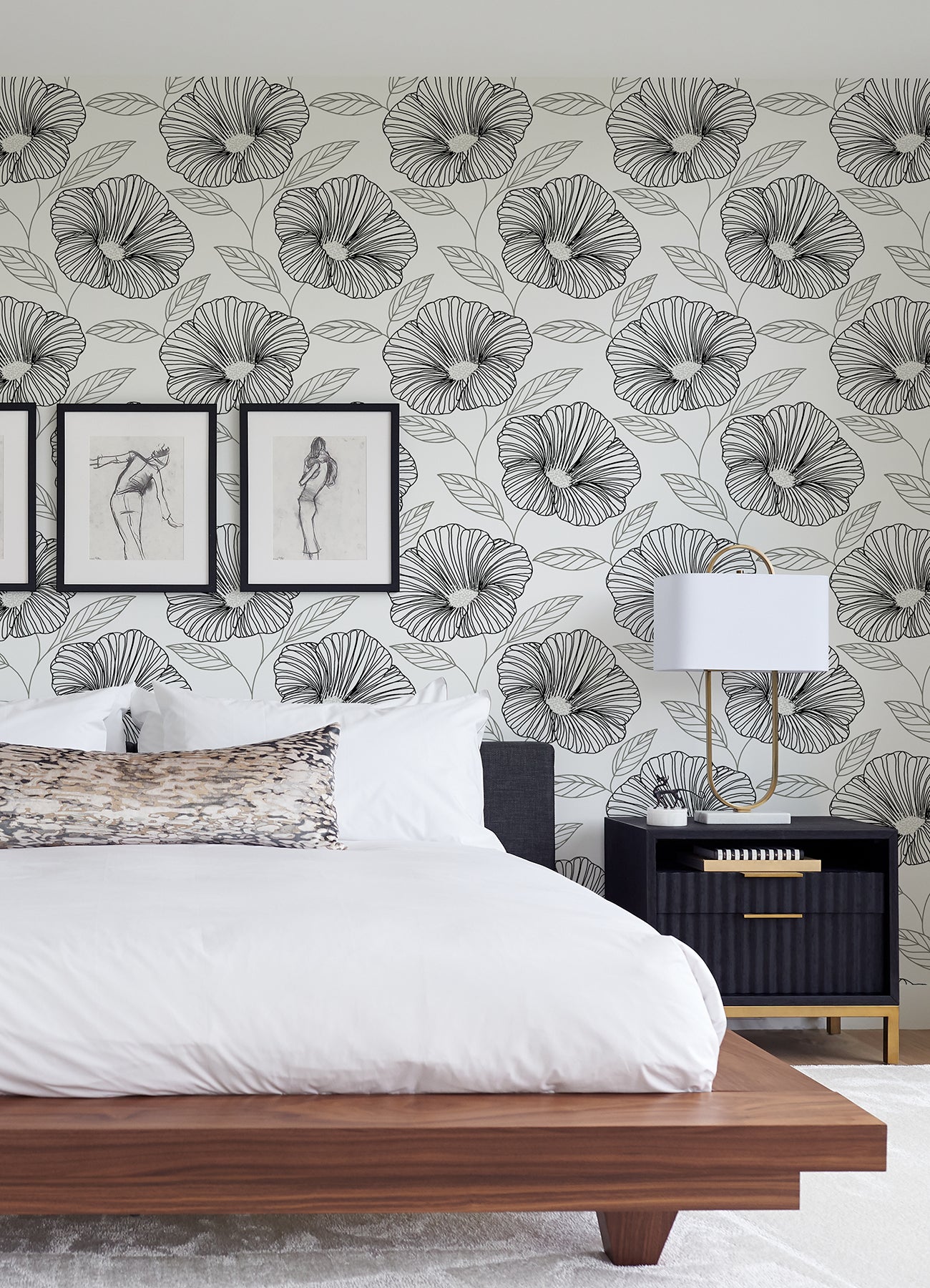 Mythic Dove Floral Wallpaper Wallpaper A-Street Prints   