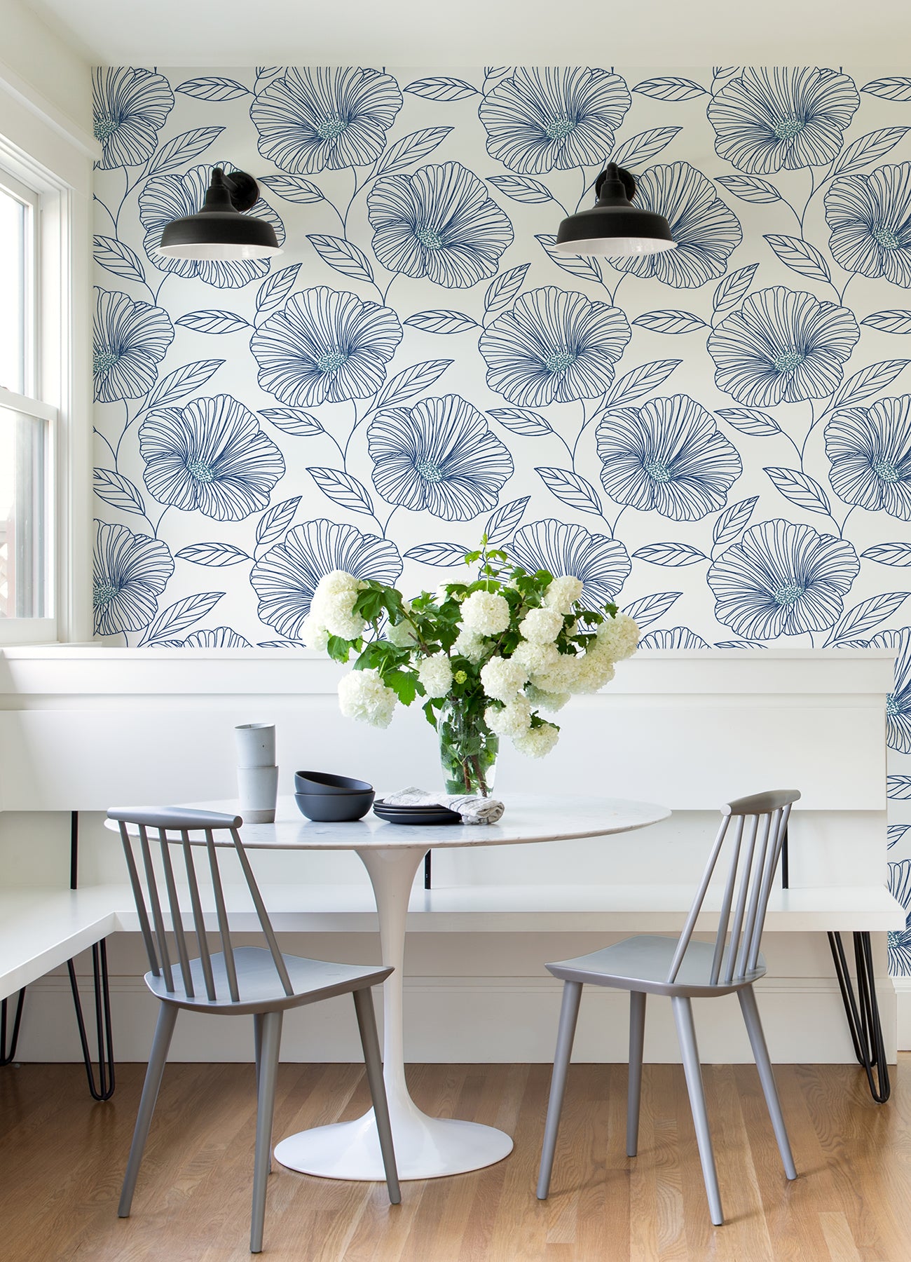Mythic Dove Floral Wallpaper Wallpaper A-Street Prints   