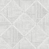 Cade Geometric Wallpaper Wallpaper A-Street Prints Double Roll Grey 