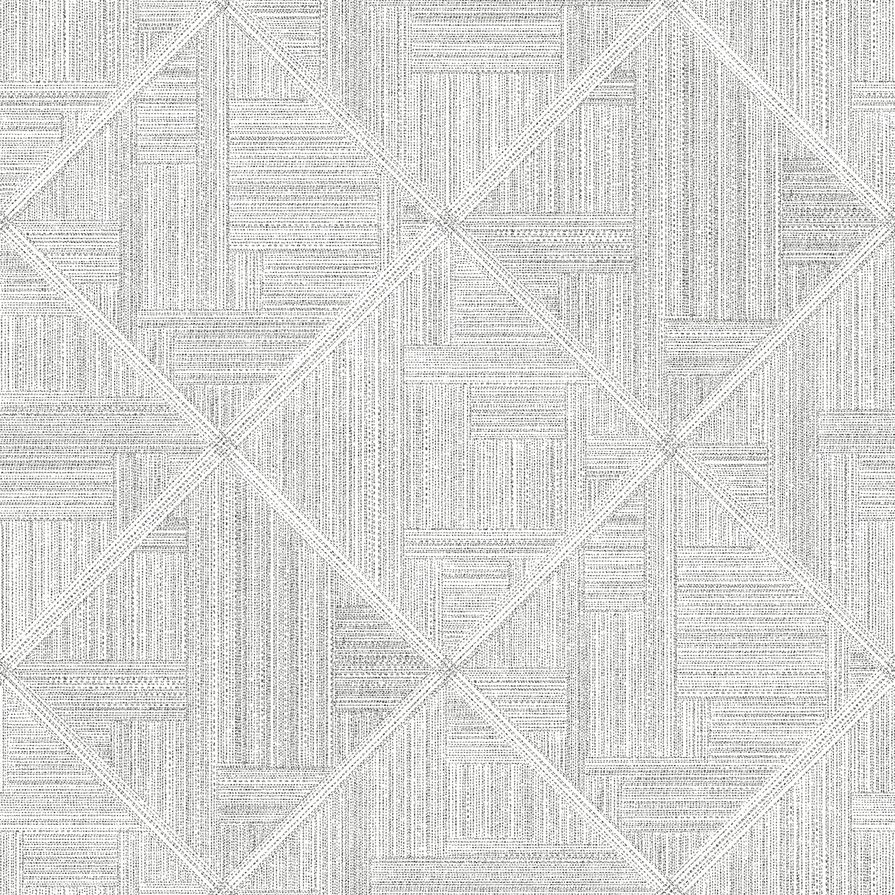 Cade Geometric Wallpaper Wallpaper A-Street Prints Double Roll Grey 