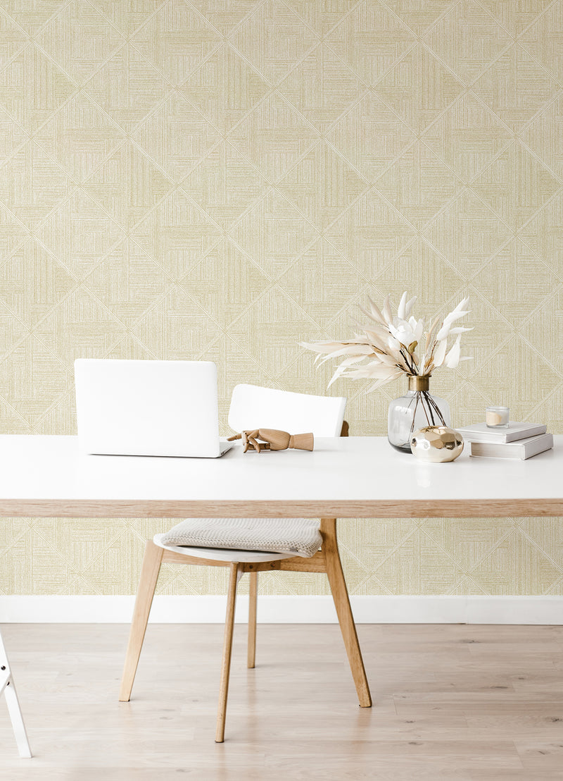 Cade Geometric Wallpaper Wallpaper A-Street Prints   