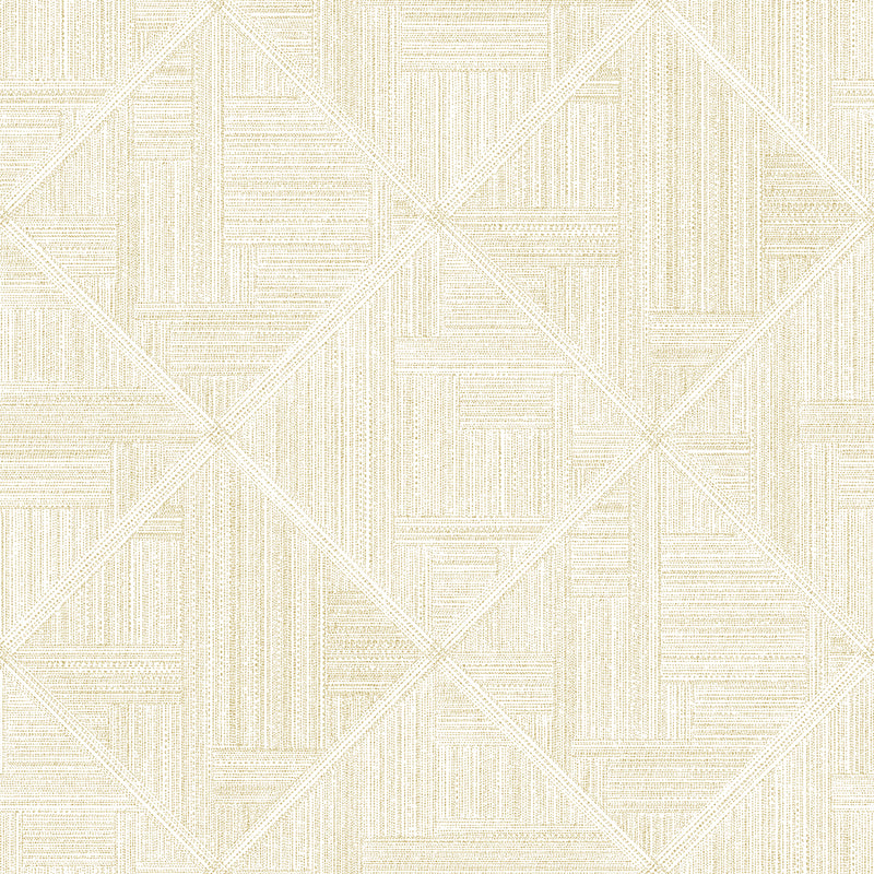Cade Geometric Wallpaper Wallpaper A-Street Prints Double Roll Yellow 