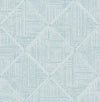 Cade Geometric Wallpaper Wallpaper A-Street Prints Double Roll Teal 