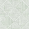 Cade Geometric Wallpaper Wallpaper A-Street Prints Double Roll Green 