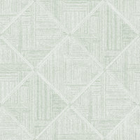 Cade Geometric Wallpaper Wallpaper A-Street Prints Double Roll Green 