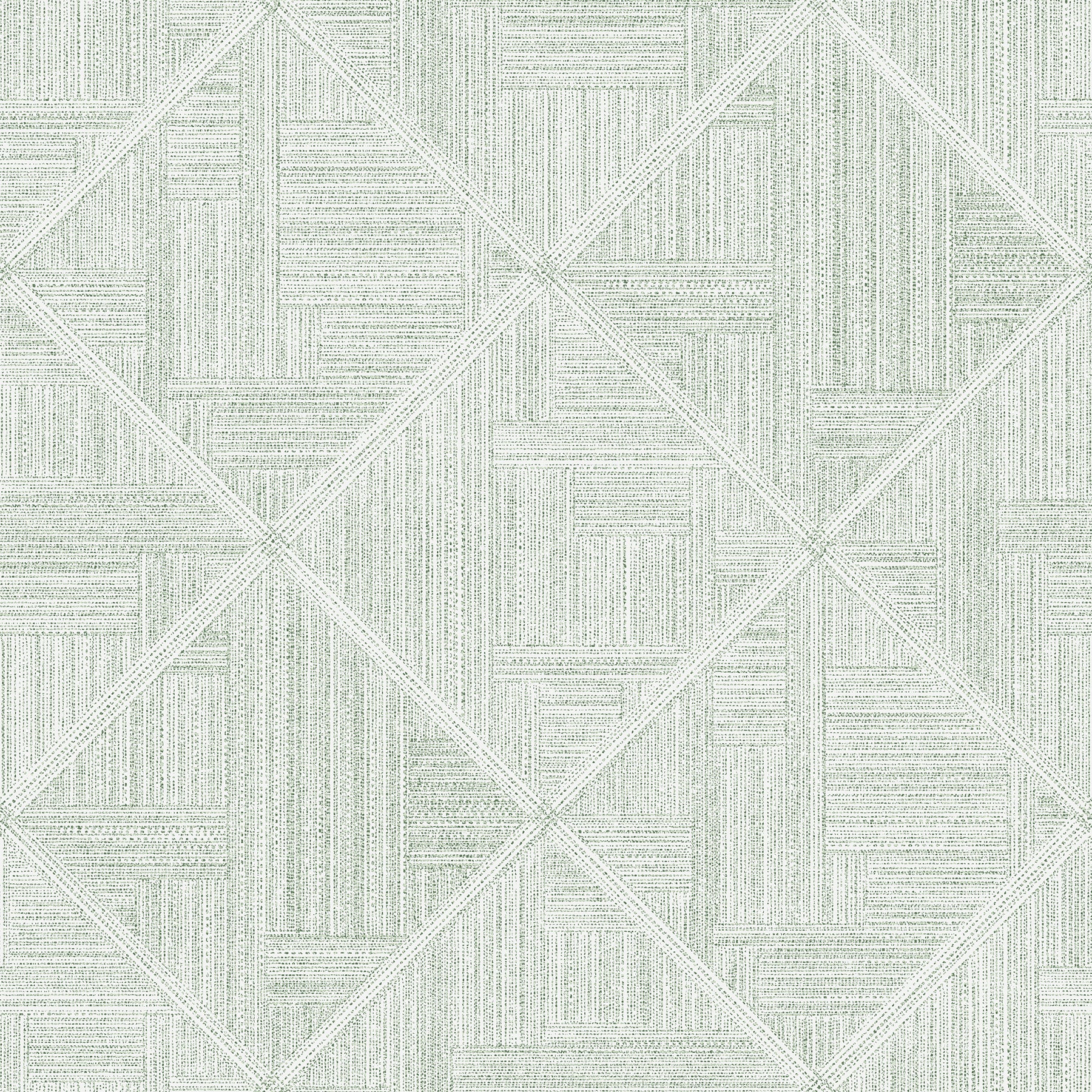 Cade Geometric Wallpaper Wallpaper A-Street Prints Double Roll Green 