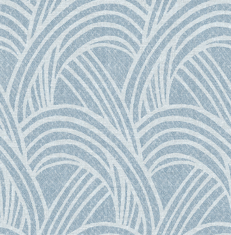 Farrah Geometric Wallpaper Wallpaper A-Street Prints Double Roll Blue 