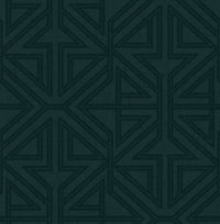 Kachel Geometric Wallpaper Wallpaper A-Street Prints Double Roll Teal 