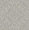 Felix Geometric Wallpaper Wallpaper A-Street Prints Double Roll Grey 
