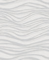 Chorus Wave Wallpaper Wallpaper A-Street Prints Double Roll Silver 