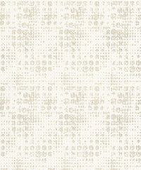 Celeste Platinum Circle Grid Wallpaper Wallpaper A-Street Prints Double Roll Platinum 