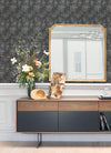 Celeste Platinum Circle Grid Wallpaper Wallpaper A-Street Prints   