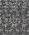 Celeste Platinum Circle Grid Wallpaper Wallpaper A-Street Prints Double Roll Silver 