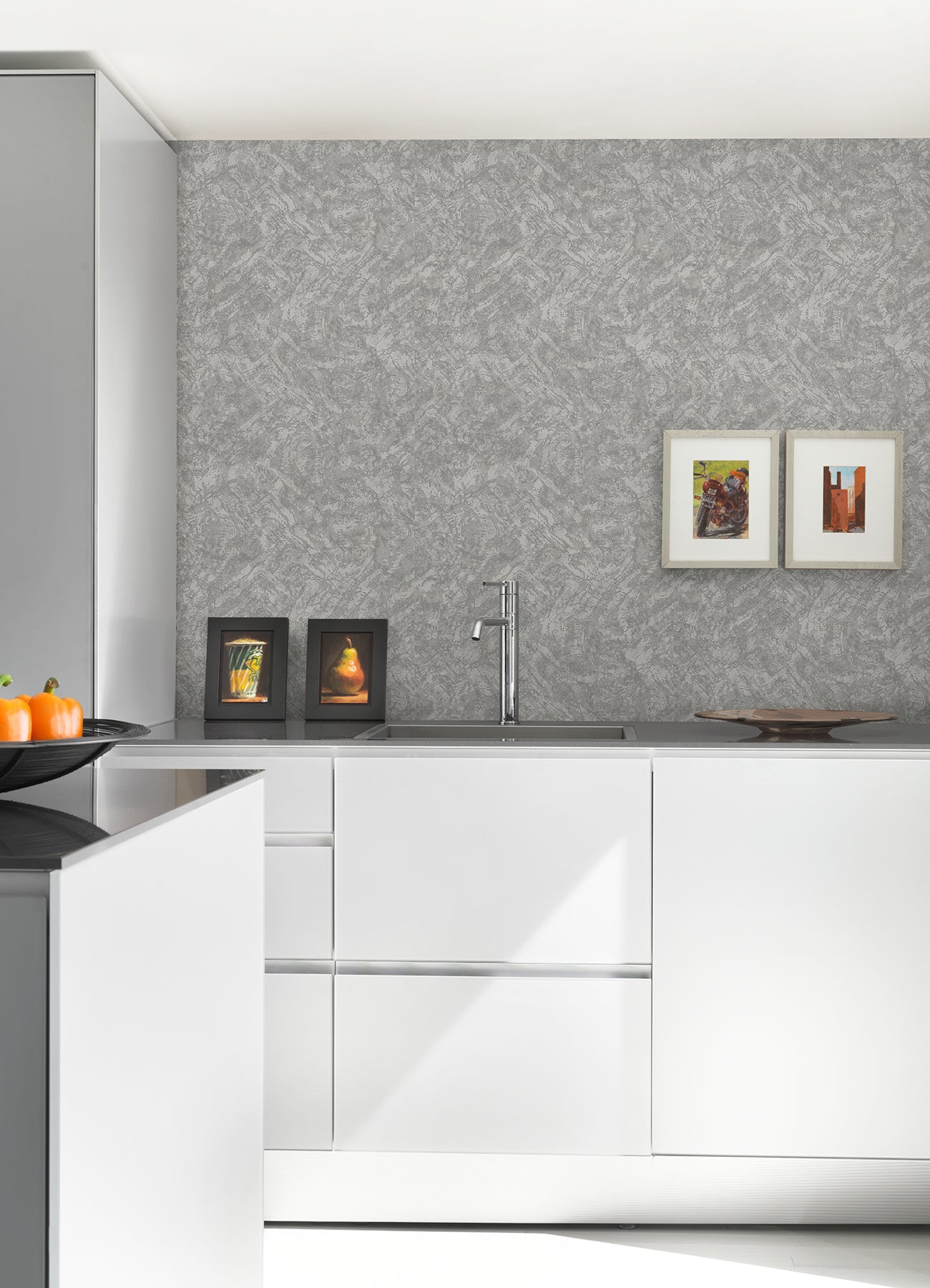 Asero Distressed Wallpaper Wallpaper A-Street Prints   