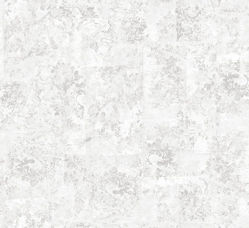 Eisen Dove Abstract Botanical Wallpaper Wallpaper A-Street Prints Double Roll Dove 