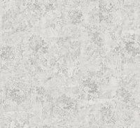 Eisen Dove Abstract Botanical Wallpaper Wallpaper A-Street Prints Double Roll Silver 
