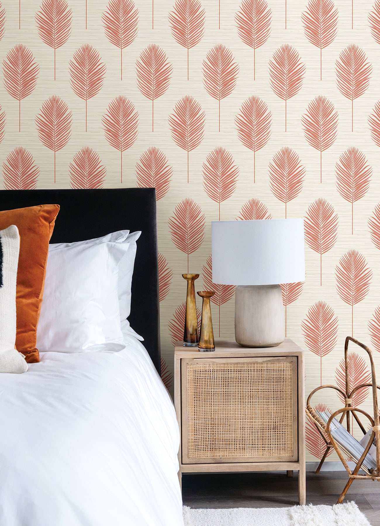 Bali Coral Fern Wallpaper Wallpaper A-Street Prints   