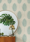 Bali Coral Fern Wallpaper Wallpaper A-Street Prints   