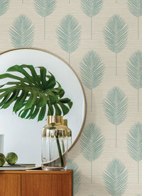 Bali Coral Fern Wallpaper Wallpaper A-Street Prints   