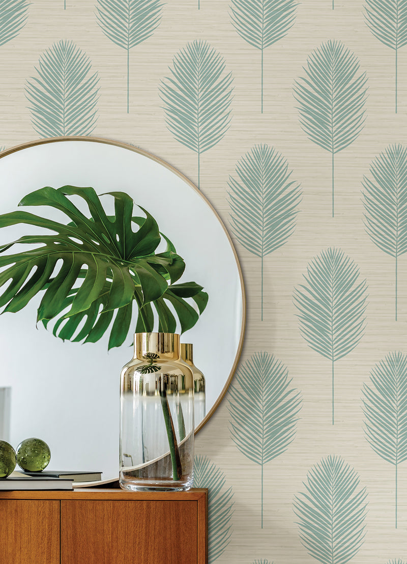 Bali Coral Fern Wallpaper Wallpaper A-Street Prints   
