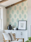 Bali Coral Fern Wallpaper Wallpaper A-Street Prints   
