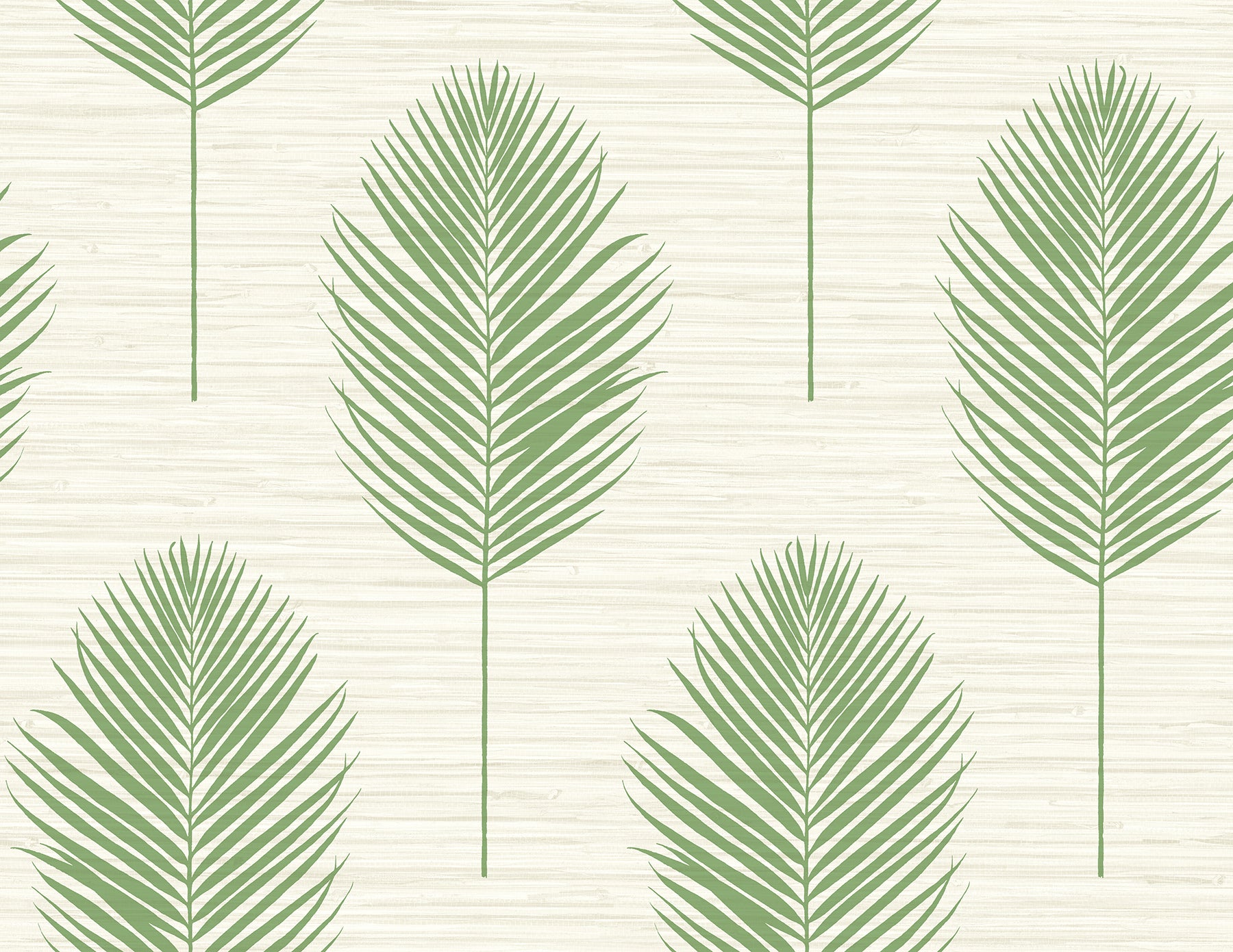 Bali Coral Fern Wallpaper Wallpaper A-Street Prints Double Roll Green 