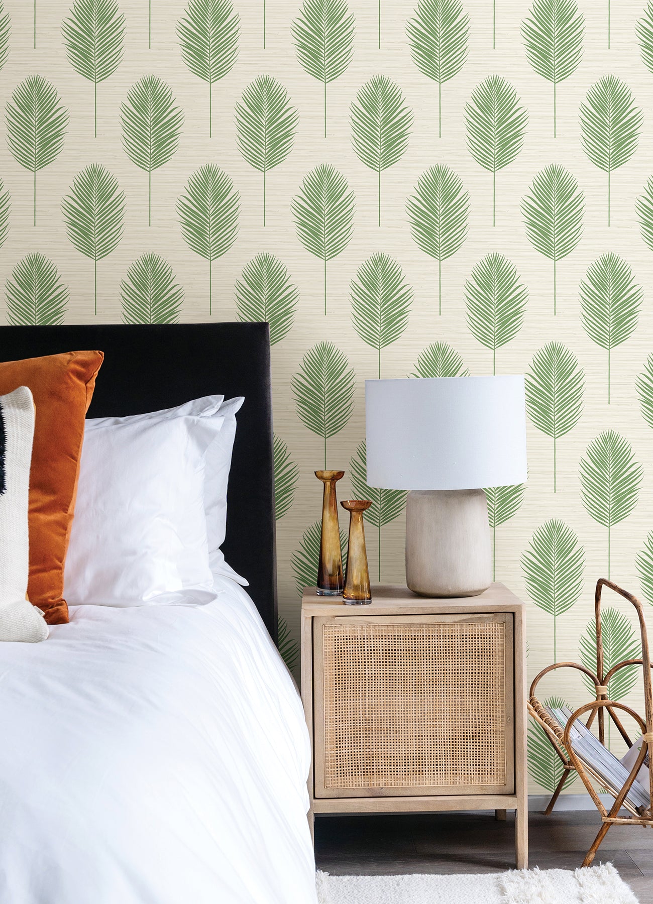 Bali Coral Fern Wallpaper Wallpaper A-Street Prints   
