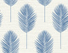 Bali Coral Fern Wallpaper Wallpaper A-Street Prints Double Roll Blue 